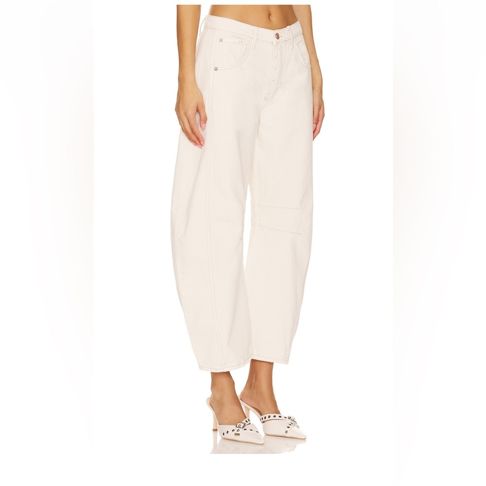 We The Free Good Luck Mid Rise Barrel Jeans